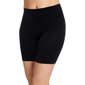 Jockey Women’s Shapewear Skimmies Seamfree 360° Tummy Smoothing Mid-Waist Short(Black)
