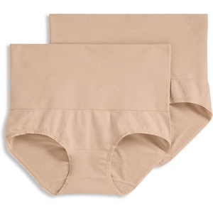 Jockey Women’s Shapewear Skimmies Seamfree Tummy Smoothing Brief – 2 Pack(Light)