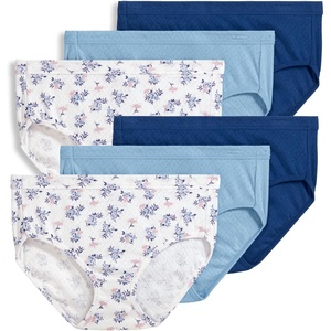 Jockey Women’s Underwear 100% Cotton Elance Breathe Hipster – 6 Pack(Tropic Bouquet)