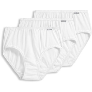 Jockey Women’s Underwear 100% Cotton Elance Hipster – 3 Pack(White)