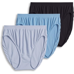 Jockey Women’s Underwear Comfies Cotton French Cut – 3 Pack(Blue Wave/Sailor Blue/Night Blue)