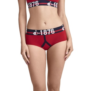 Jockey Women’s Underwear Jockey 1876 Collection Cotton Stretch Modern Brief(1876 Bold Red)