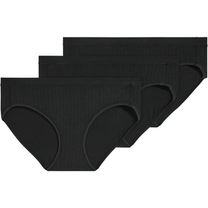 Jockey Women’s Underwear Light & Airy Bikini – 3 Pack(Black)