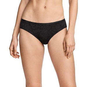 Jockey Women’s Underwear Smooth Touch Lace Bikini(Black)