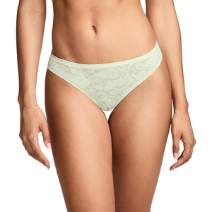 Jockey Women’s Underwear Smooth Touch Lace Thong(Frothy Mint)