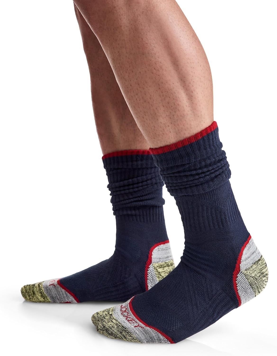 image:imageJockey Mens Socks Mens Performance Over The Calf Boot Socks 3 PackJockey Dove