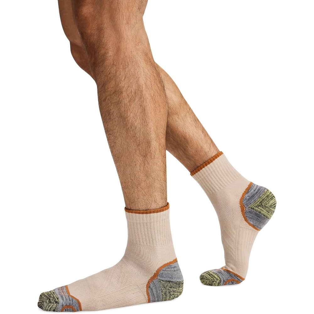 image:imageJockey Mens Socks Mens Performance Quarter Boot Socks  3 PackGreen Symphony