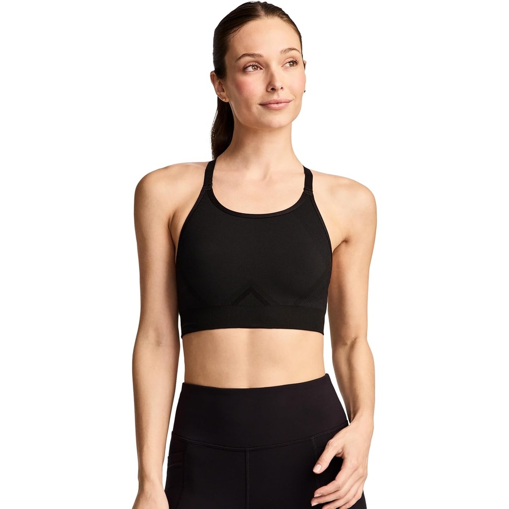 image:imageJockey Womens Bra Seamfree High Impact Sports BraBlack