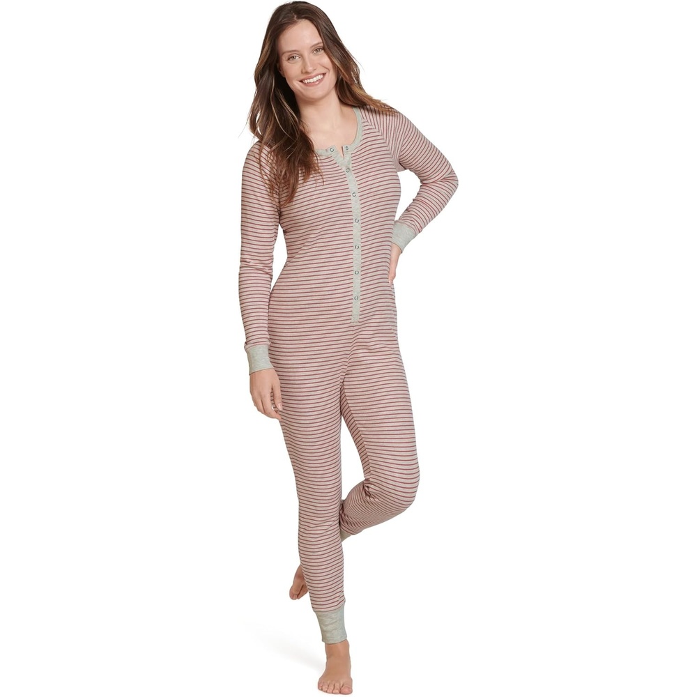 image:imageJockey Womens Loungewear Womens Waffle Union Suit