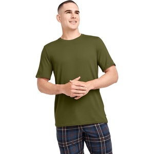 Jockey Men’s Sleepwear Ultra Soft Cooling Sleep Shirt(Green Maple)