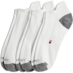 Jockey Men’s Socks Men’s Made in America* Low Cut Socks – 3 Pack(White)