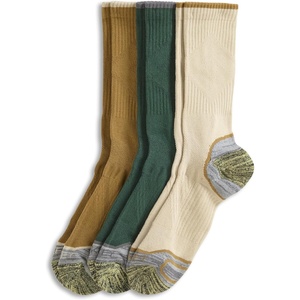 Jockey Men’s Socks Men’s Performance Crew Boot Socks – 3 Pack(Green Symphony)