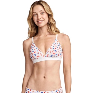 Jockey Women’s Bra Light & Airy Plunge Bralette(Blue Treats)