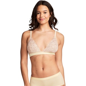 Jockey Women’s Bra Light & Airy Plunge Bralette(Natural Pebble)