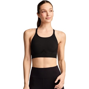Jockey Women’s Bra Seamfree High Impact Sports Bra(Black)