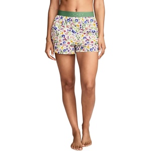 Jockey Women’s Sleepwear Cotton Poplin Boxer Short(Pressed Flowers)