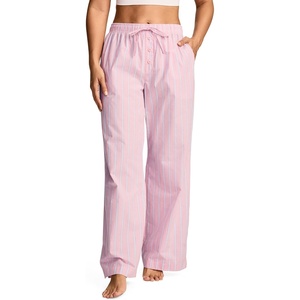 Jockey Women’s Sleepwear Cotton Poplin Pant(Camilla Stripe)