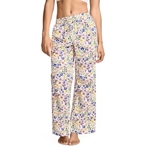 Jockey Women’s Sleepwear Cotton Poplin Pant(Pressed Flowers)