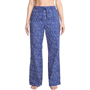 Jockey Women’s Sleepwear Cotton Poplin Pant(Schooling Fish)