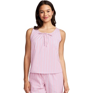 Jockey Women’s Sleepwear Cotton Poplin Tank(Camilla Stripe)