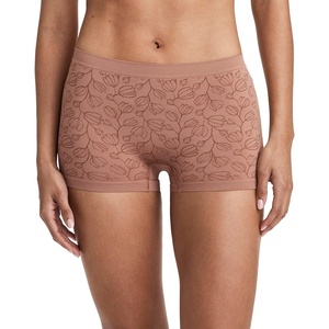 Jockey Women’s Underwear Seamfree Boyshort(Almond Jacquard)