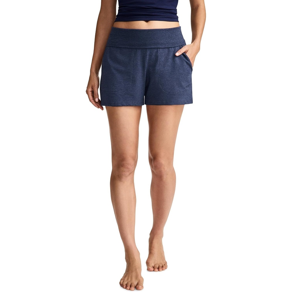 image:imageJockey Womens Loungewear Cotton Modal Foldover ShortJockey Blue