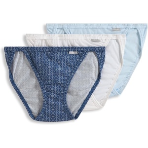 Jockey Womens Elance String Bikini – 3 Pack(Flower Grid)