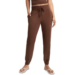 Jockey Women’s Loungewear Organic Cotton Stretch Jogger(Coffee)