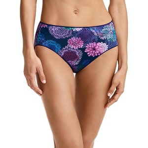 Jockey Women’s Underwear No Panty Line Promise Tactel French Cut(Faded Mums)
