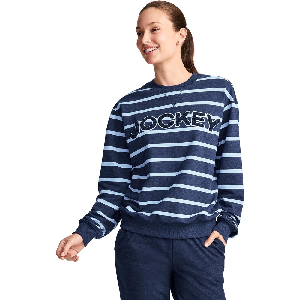 image:imageJockey Womens Loungewear Unwind Lounge Crew SweatshirtJockey Wave