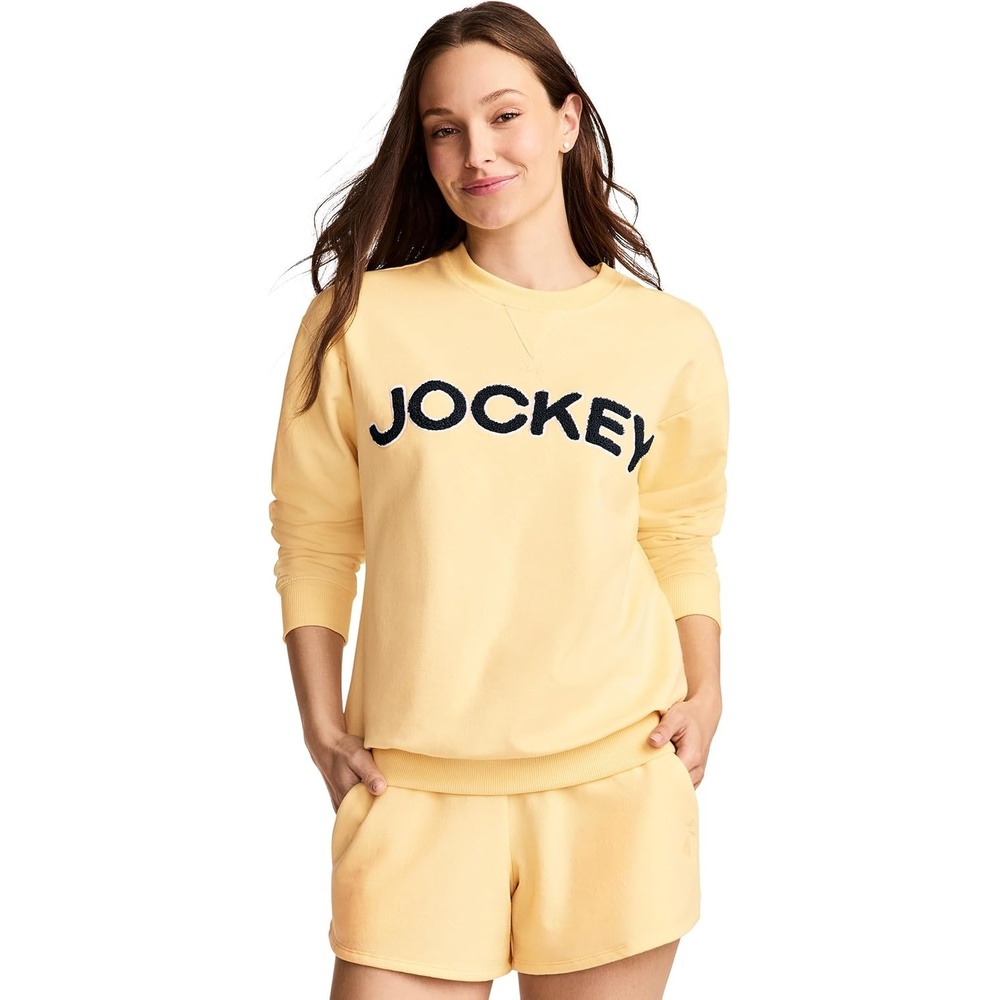 image:imageJockey Womens Loungewear Unwind Lounge Crew SweatshirtSunsations