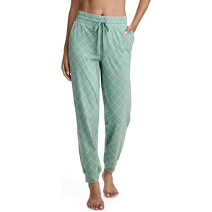 Jockey Women’s Sleepwear Organic Cotton Stretch Jogger(Quilted Trellis)